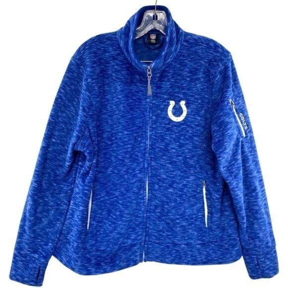 NFL Indianapolis Colts Womens Embroidered Fleece Jacket - Picture 1 of 8
